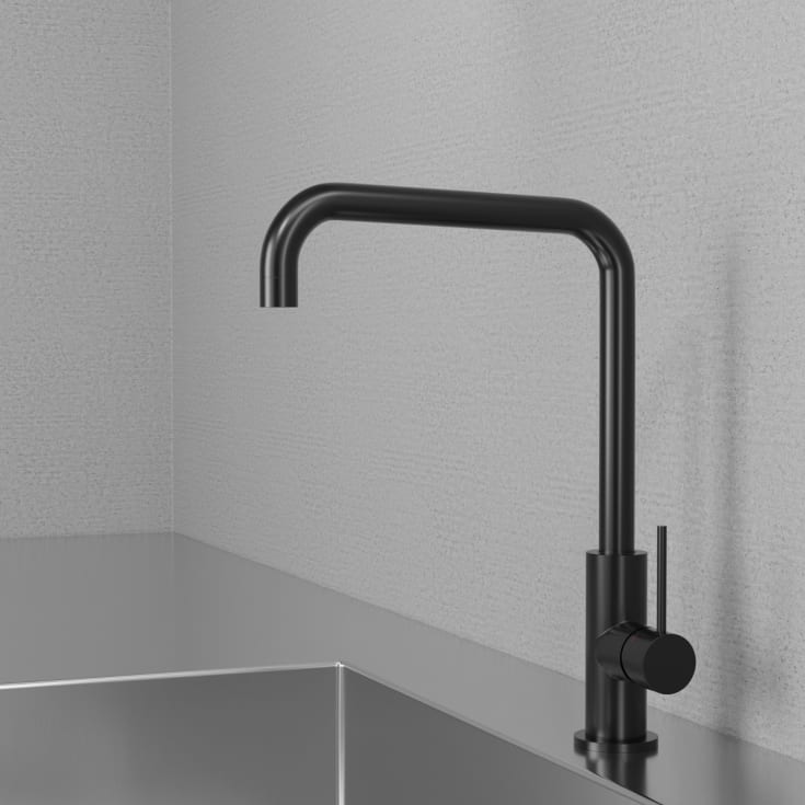 Scandtap Mood kjøkkenarmatur, børstet svart