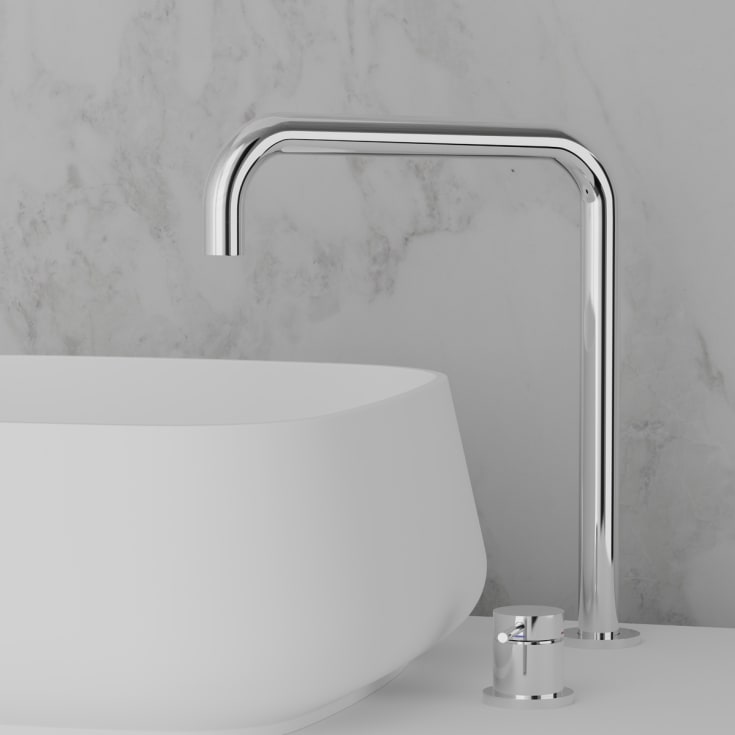 Scandtap Harmonised K2 Square kjøkkenarmatur, polert stål