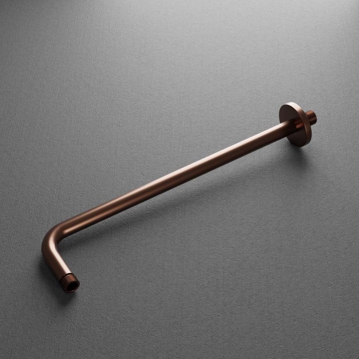 Scandtap Harmonized dusjarm, 46 cm, børstet kobber