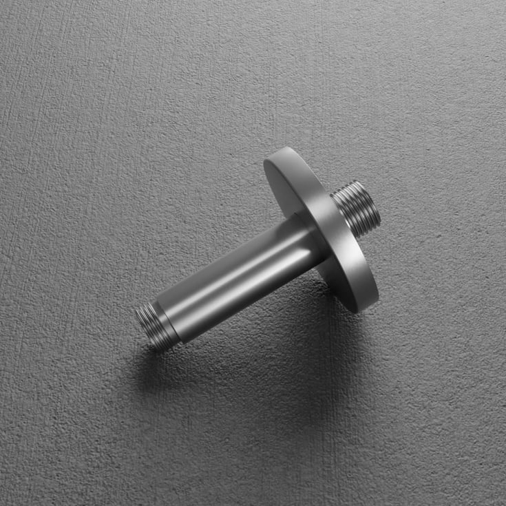 Scandtap Harmonized dusjarm, 8,5 cm, børstet stål