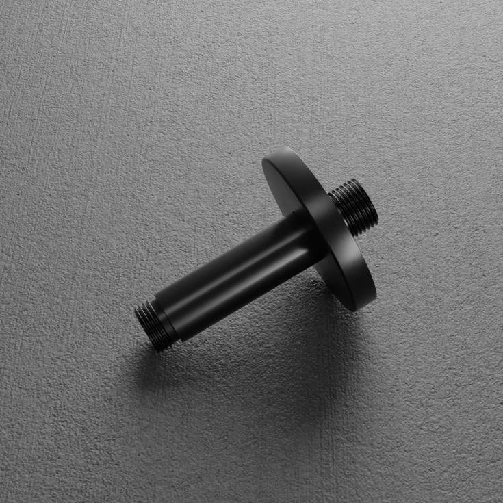 Scandtap Harmonized dusjarm, 8,5 cm, børstet svart krom