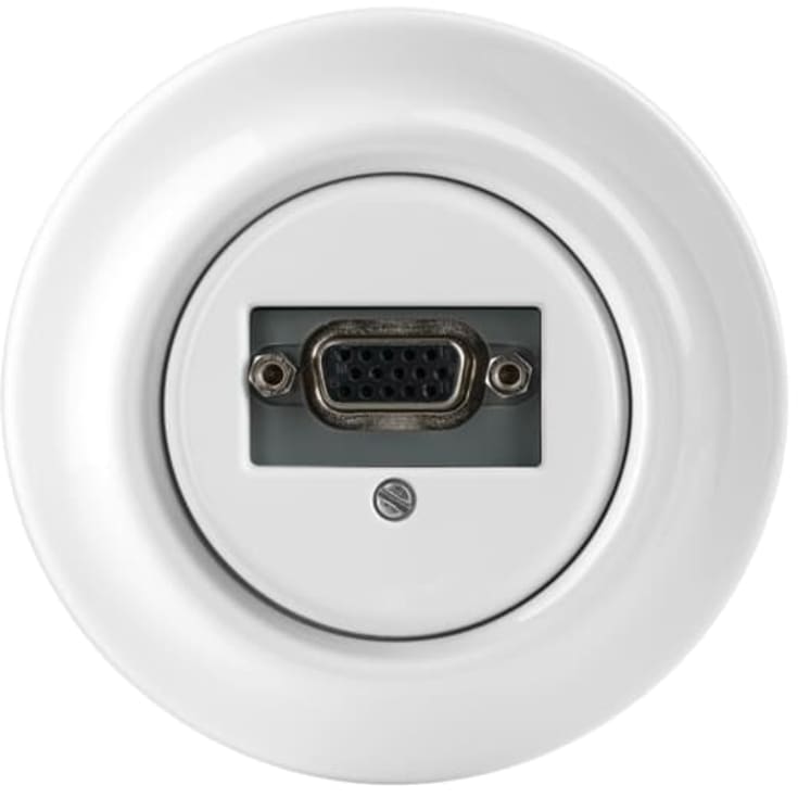 ABB Decento VGA udtag, hvid