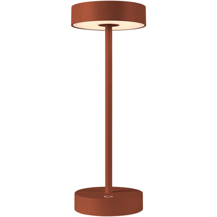 SLV Vinolina genopladelig bordlampe, rust