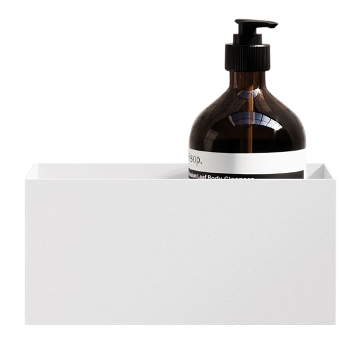 Nichba Bath Shelf 20 dusjhylle, hvit
