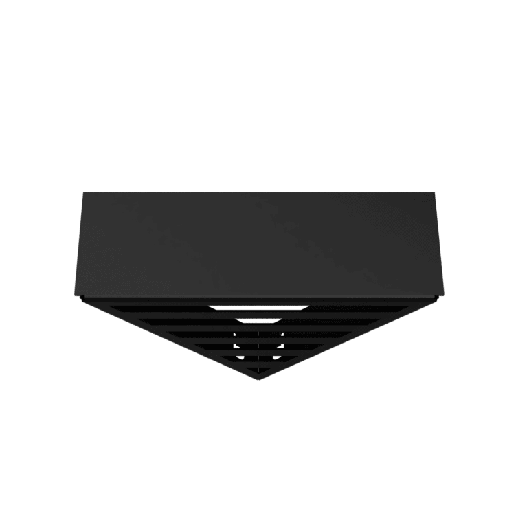 Nichba Bath Shelf Corner brusehylde, sort