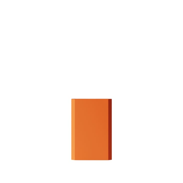 Nichba Paper Bin papperskorg, 48 liter, orange
