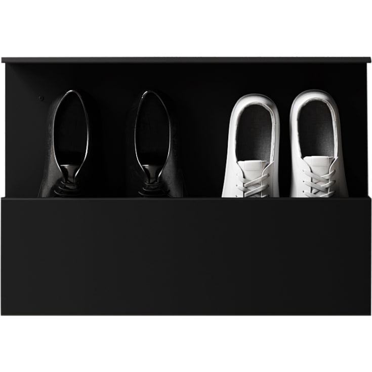 Nichba Shoe Box skoreol, 50 cm, sort