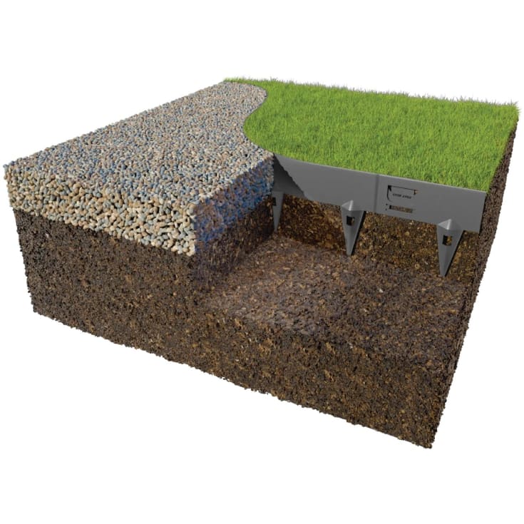5 stk Core Edge 150/115 x 1000 x 1,6 mm kantskinne med pigg, svart
