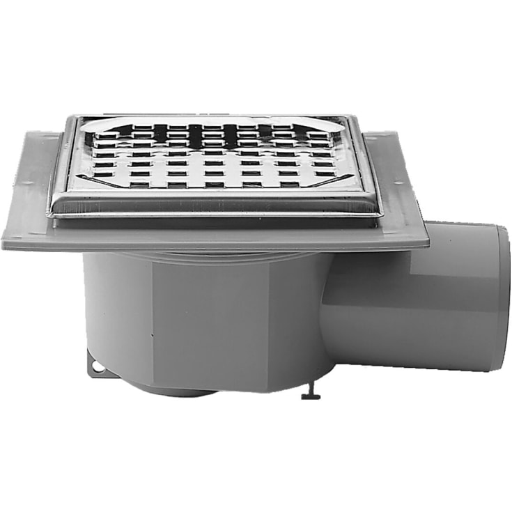 Purus Maxiflex komplett sluk, for betong og flis, Ø75 mm