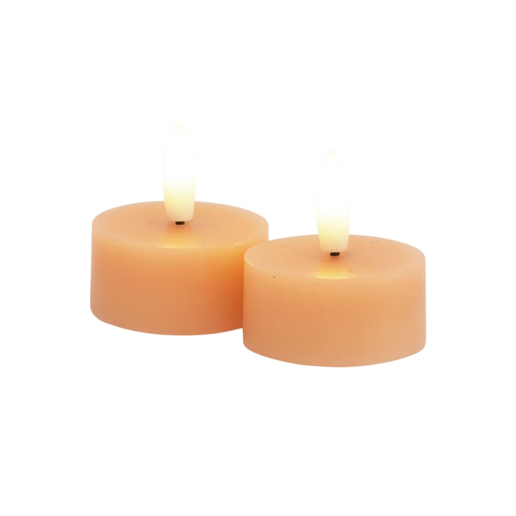 Sirius Sille LED fyrfadslys, batteri, orange