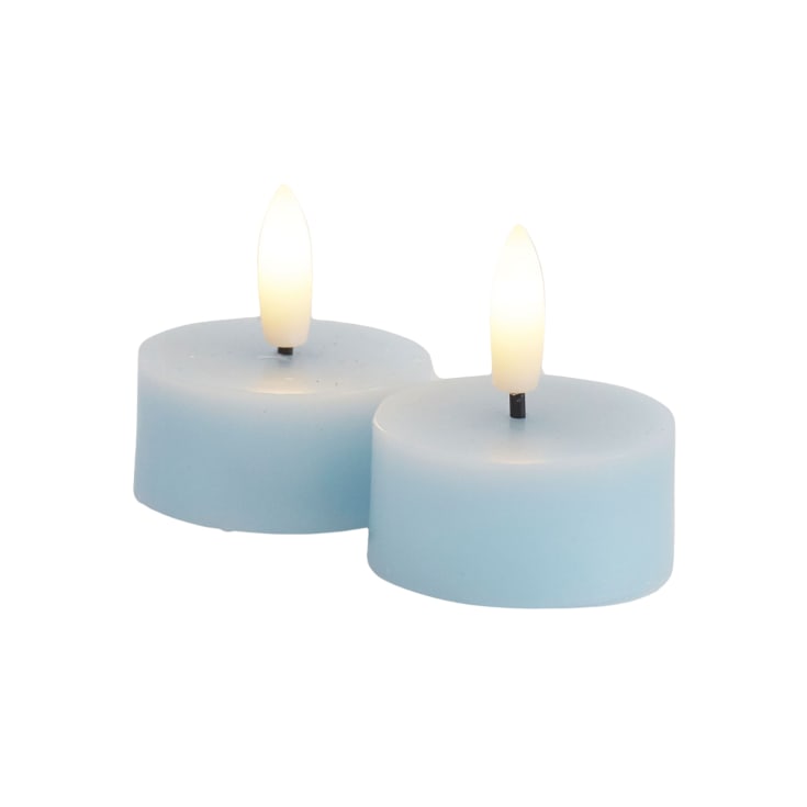 Sirius Sille LED telys, batteri, blå