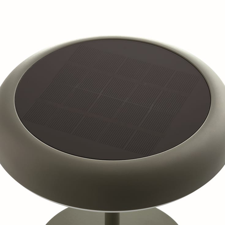 Nordlux Elmer genopladelig & solcelle bordlampe, grøn