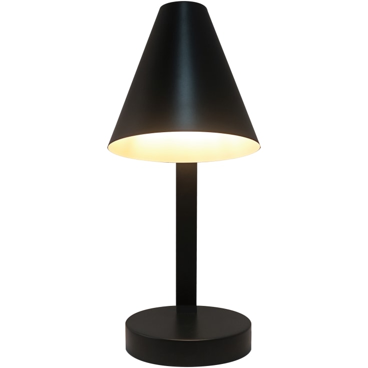Nordlux Wilmer bordlampe med USB, sort