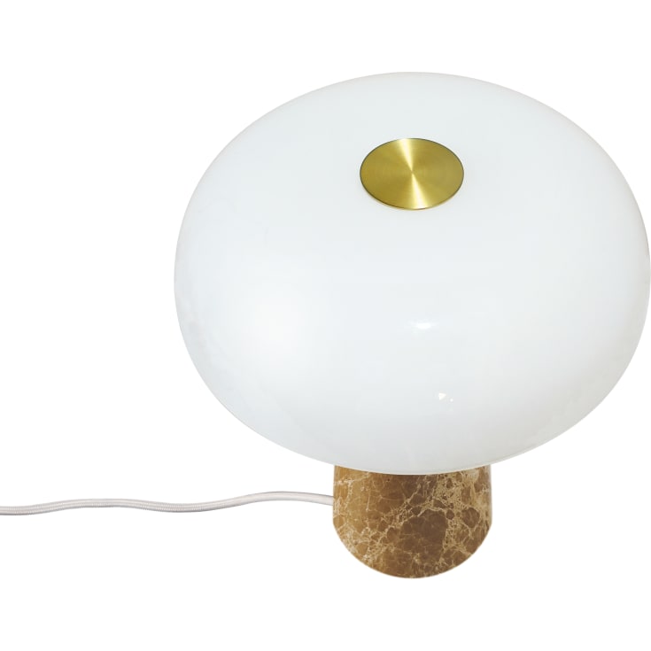 Dftp Glossy Mini bordlampe, brun