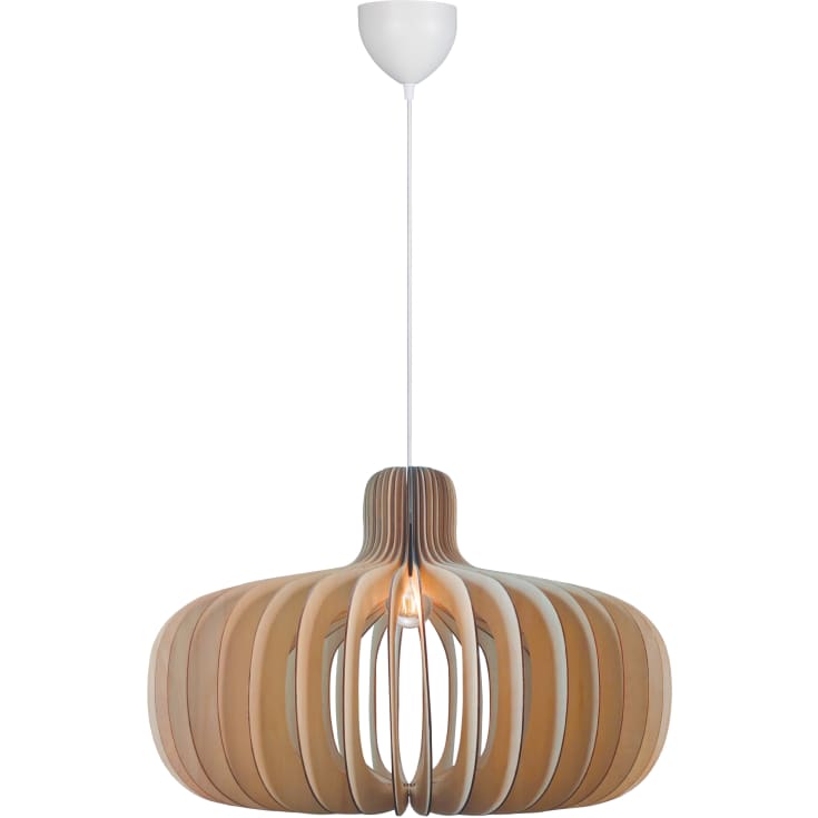 Nordlux Hazo pendel, 65 cm, træ