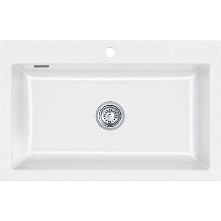 Lavabo Mera 80 diskbänk, 80x51 cm, vit