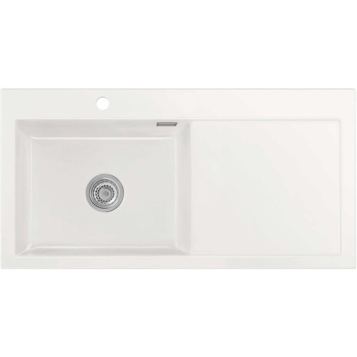 Lavabo Mera 100 SL kjøkkenvask, 100x51 cm, hvit