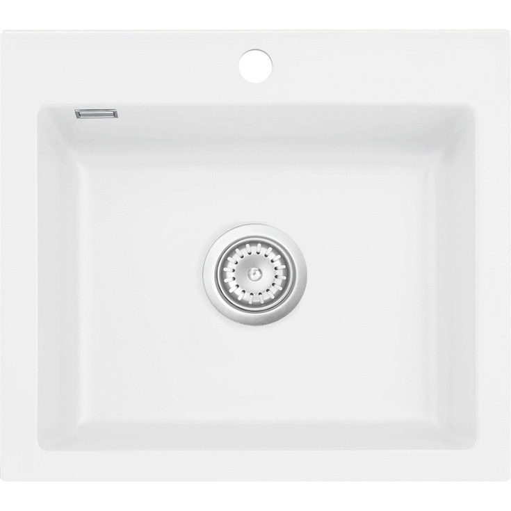 Lavabo Mera 57 diskbänk, 57,5x51 cm, matt vit