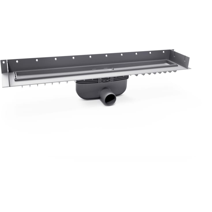 Purus Line 900mm avløpskanal Ø50mm horisontal, med vannlås