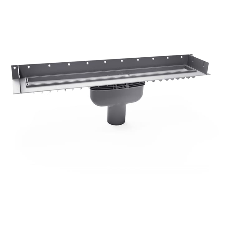 Purus Line 1000mm avløpskanal Ø75mm vertikal, med vannlås