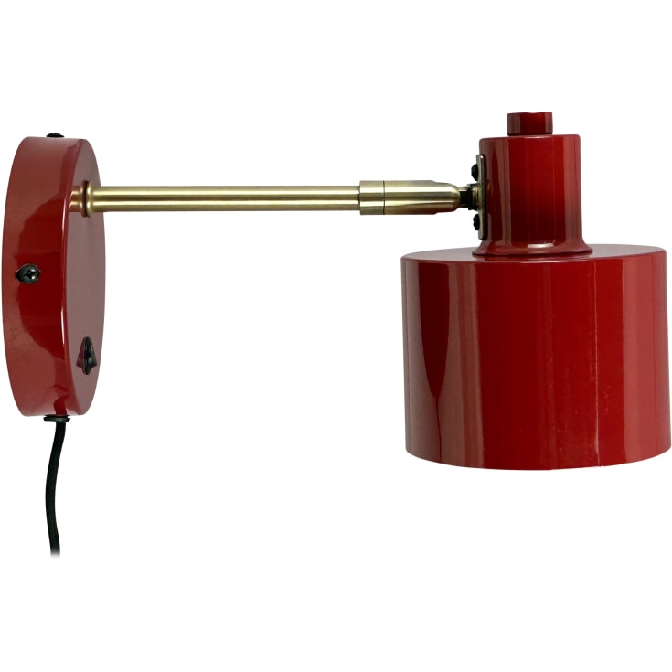 Dyberg Larsen Ocean vegglampe, rød