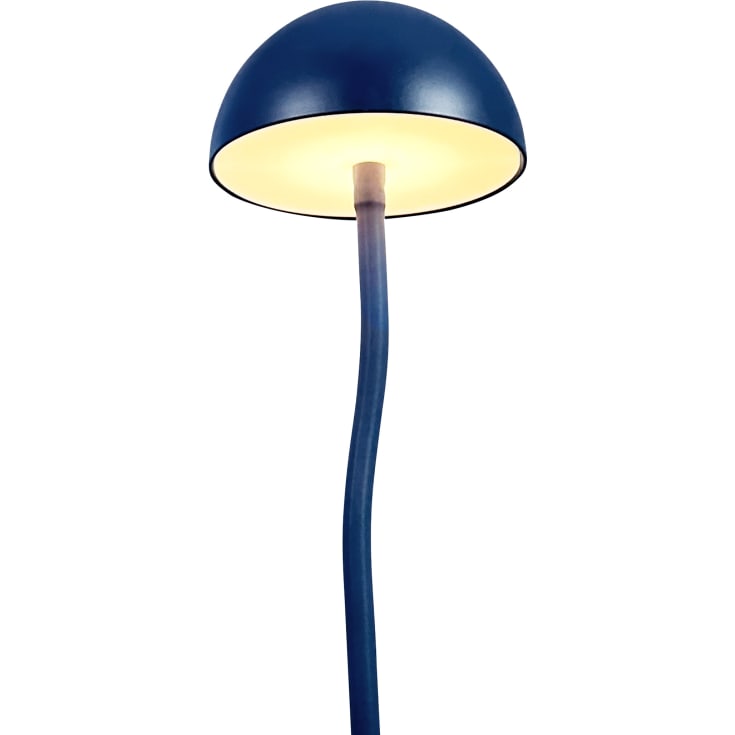 Dyberg Larsen Fonzy genopladelig bordlampe, blå