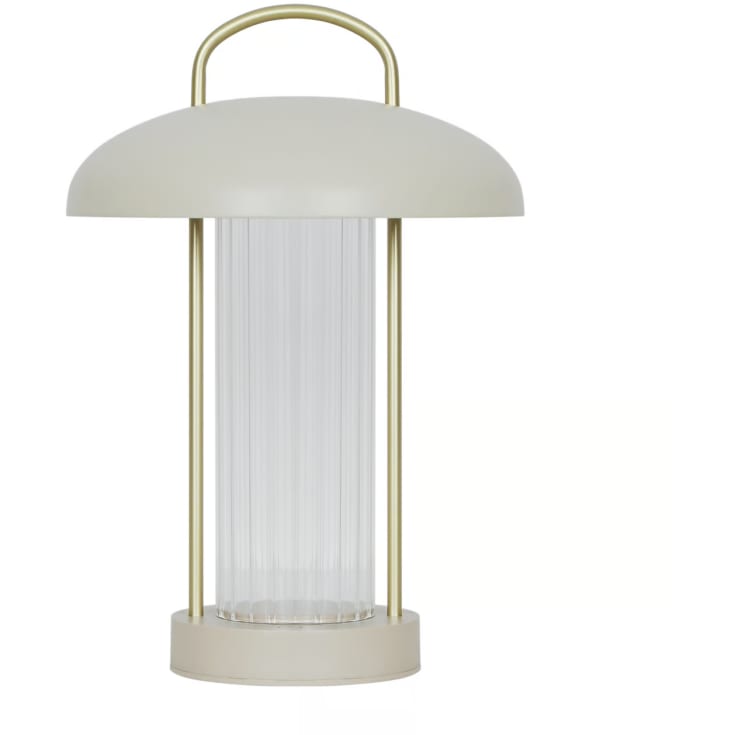 Nordlux Mirano genopladelig bordlampe, beige