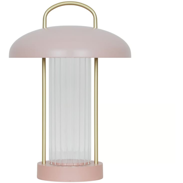 Nordlux Mirano genopladelig bordlampe, lyserød