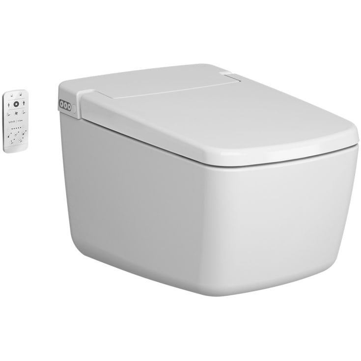 Vitra V-Care Prime duschtoalett, utan spolkant, antibakteriell, vit