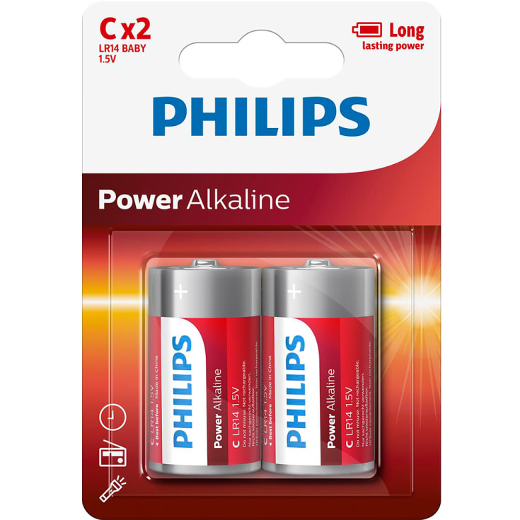 Philips Power C batterier, 2 stk.