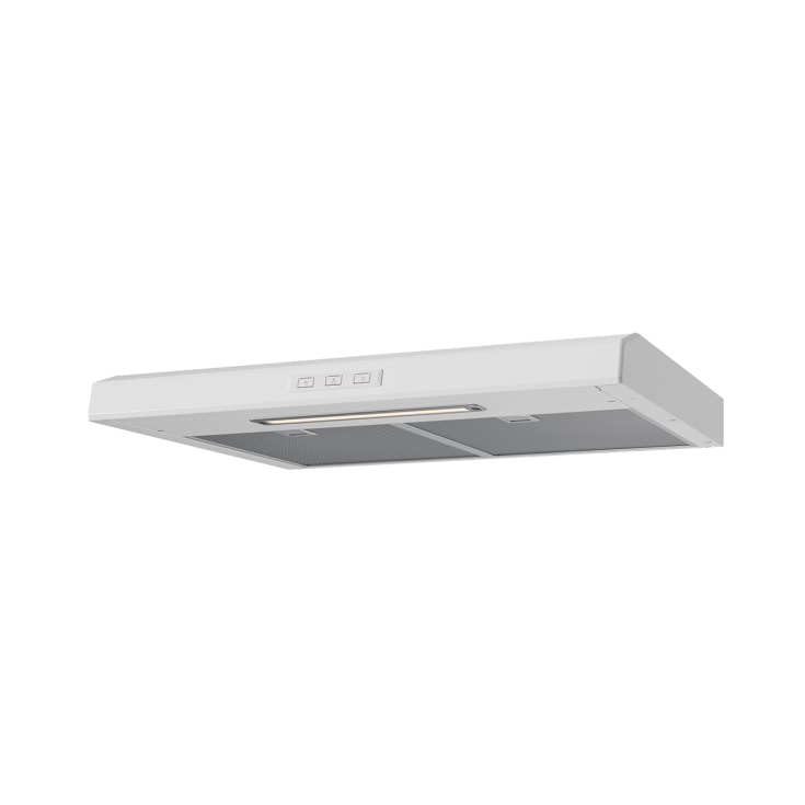Emhætte Plan 252 600mm hvid med switch, hvidlak. stål 598x490mm