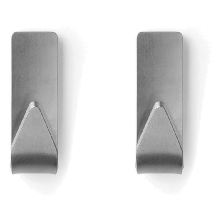 Bastant Design handdukskrok, 2 st, borstat stål