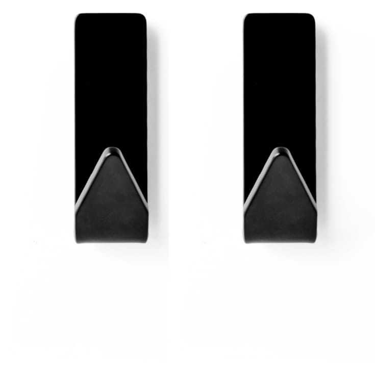 Bastant Design handdukskrok, 2 st, matt svart