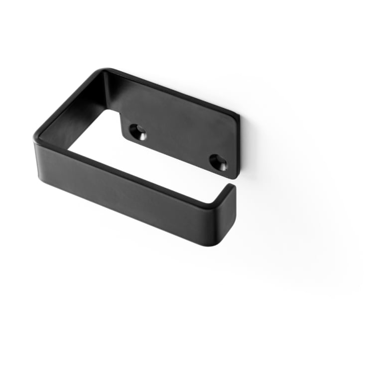 Bastant Design toiletrulleholder, højre, mat sort