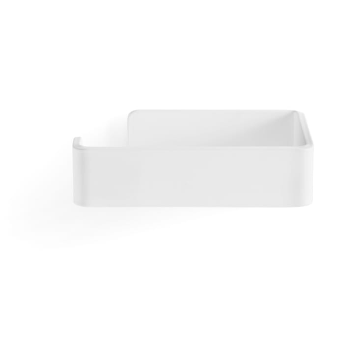 Bastant Design dorullholder, venstre, matt hvit