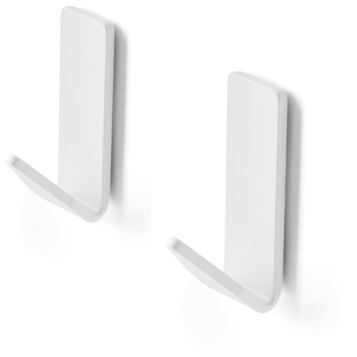 Bastant Design handdukskrok, 2 st, matt vit