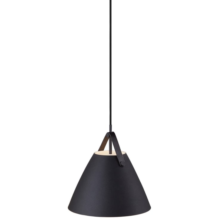 Dftp Strap pendellampe, svart, Ø27 cm