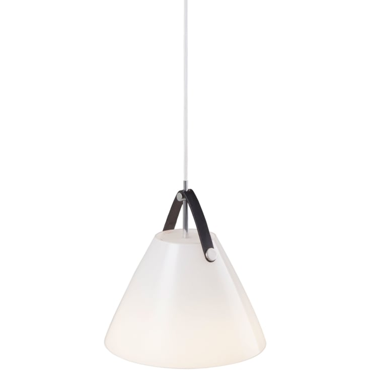 Dftp Strap pendellampa, glas, Ø27 cm