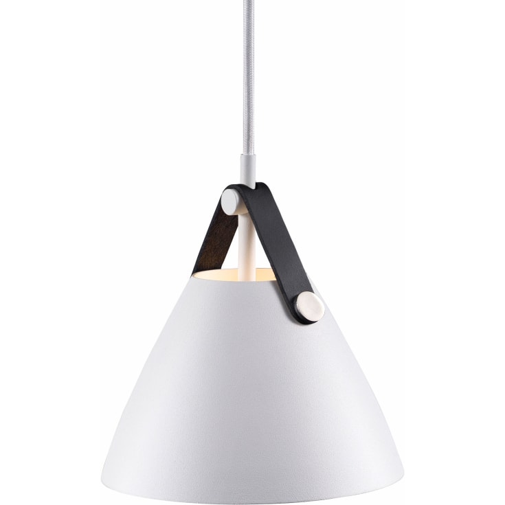 Dftp Strap pendellampe, hvit, Ø16 cm