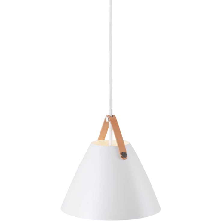 Dftp Strap pendellampa, vit, Ø27 cm