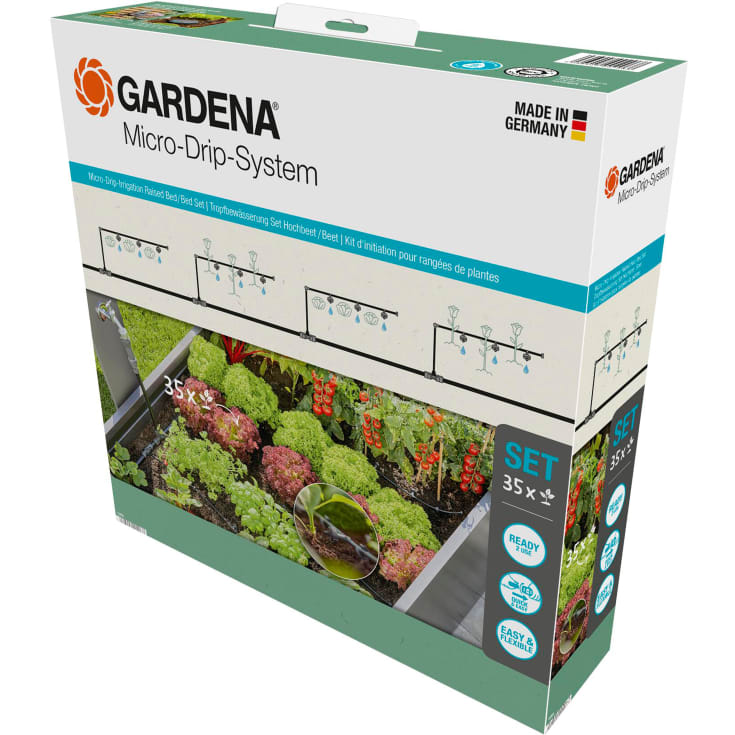 Gardena micro-drip grøntsags-/blomsterbedssæt 60 m2