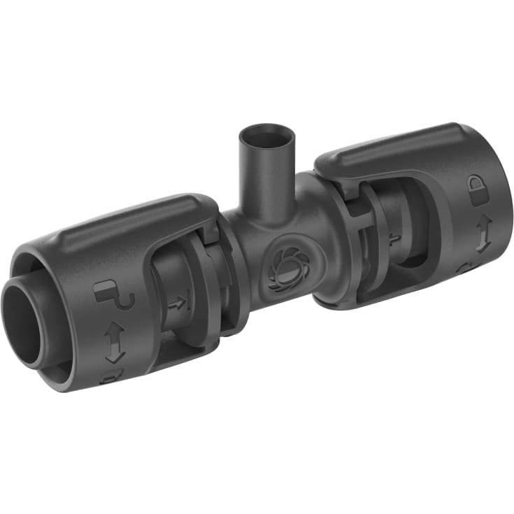 Gardena micro-drip T-stykke for endedryppvanner 13 mm