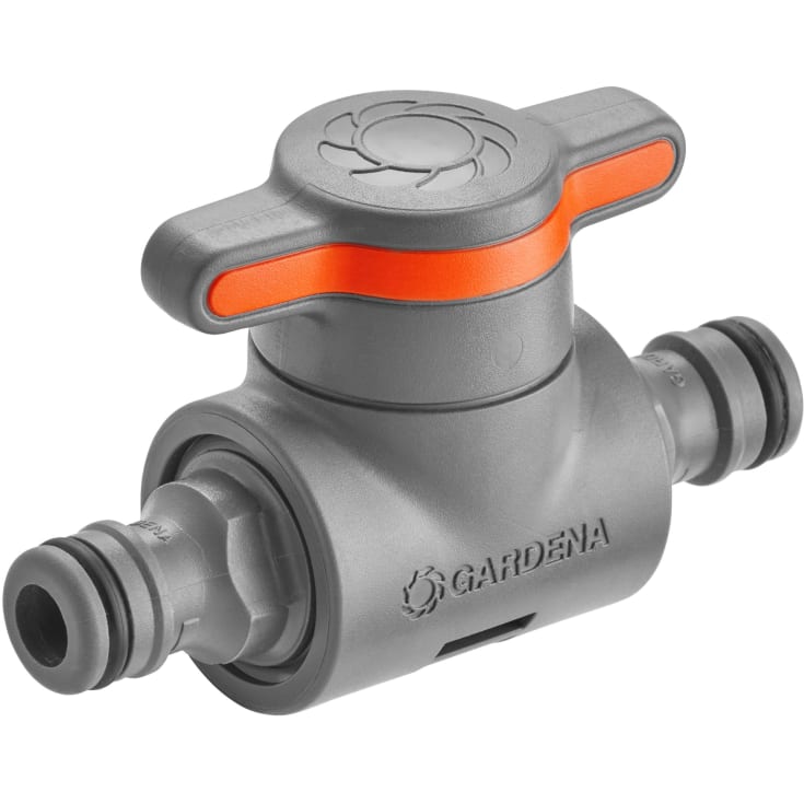 Gardena mellemled med ventil, 1/2"