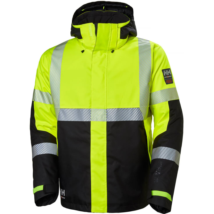 Helly Hansen ICU allværs vinterjakke, hivis gul, str. 4XL
