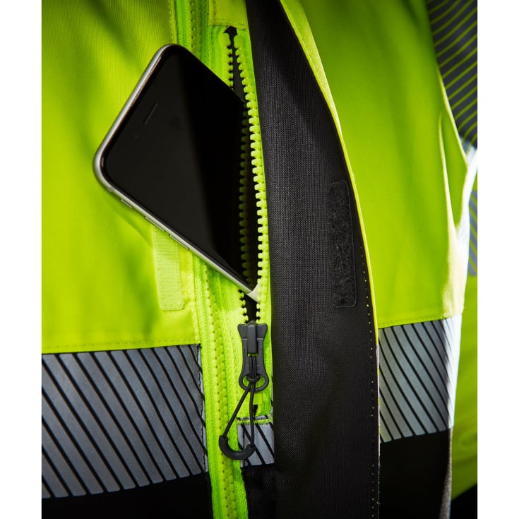 Helly Hansen ICU allværs vinterjakke, hivis gul, str. 4XL
