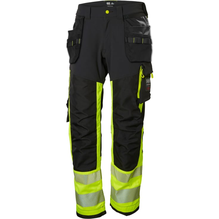Helly Hansen ICU håndverksbukse, hivis gul, str. C62