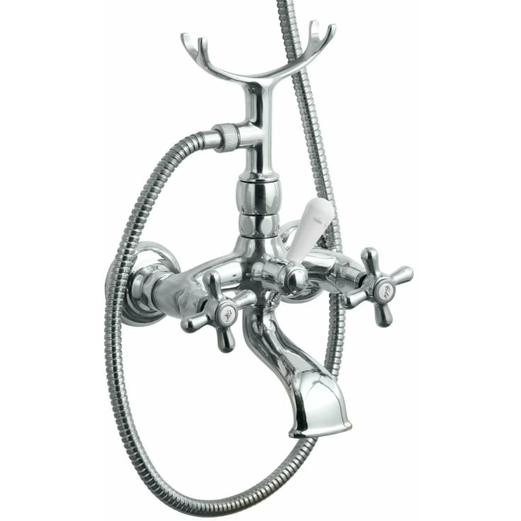 Lavabo Retro badkarsblandare med duschset, krom