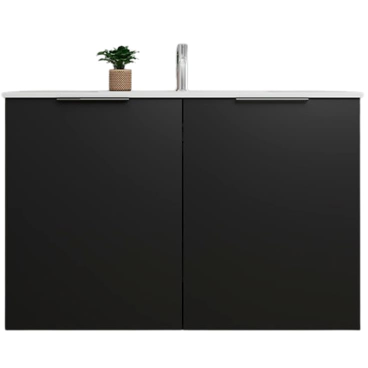 Sanibell Online möbelpaket, omonterad, 101x36 cm, matt svart