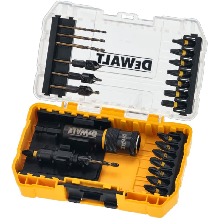 DEWALT flipdrive forbore-/ bitssæt, 18 dele i tough case