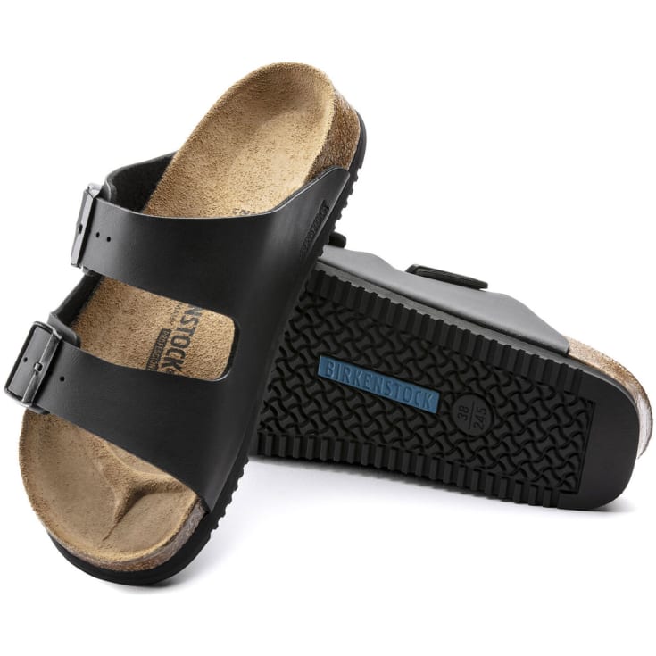 Birkenstock Arizona Prof Regular Fit sandaler, Sort, 44